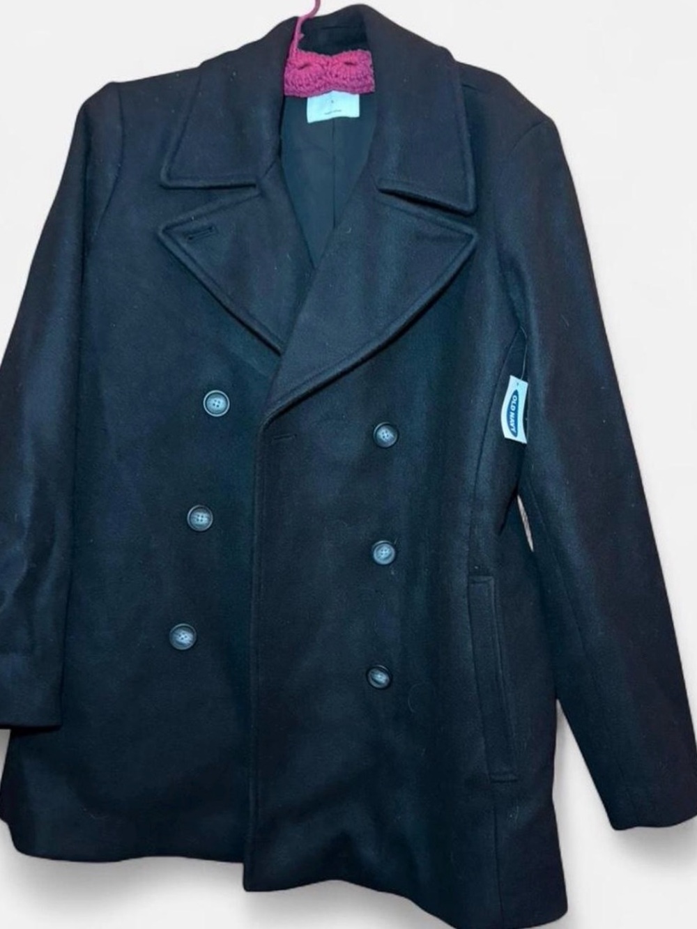Old Navy Women’s Black Wool Peacoat